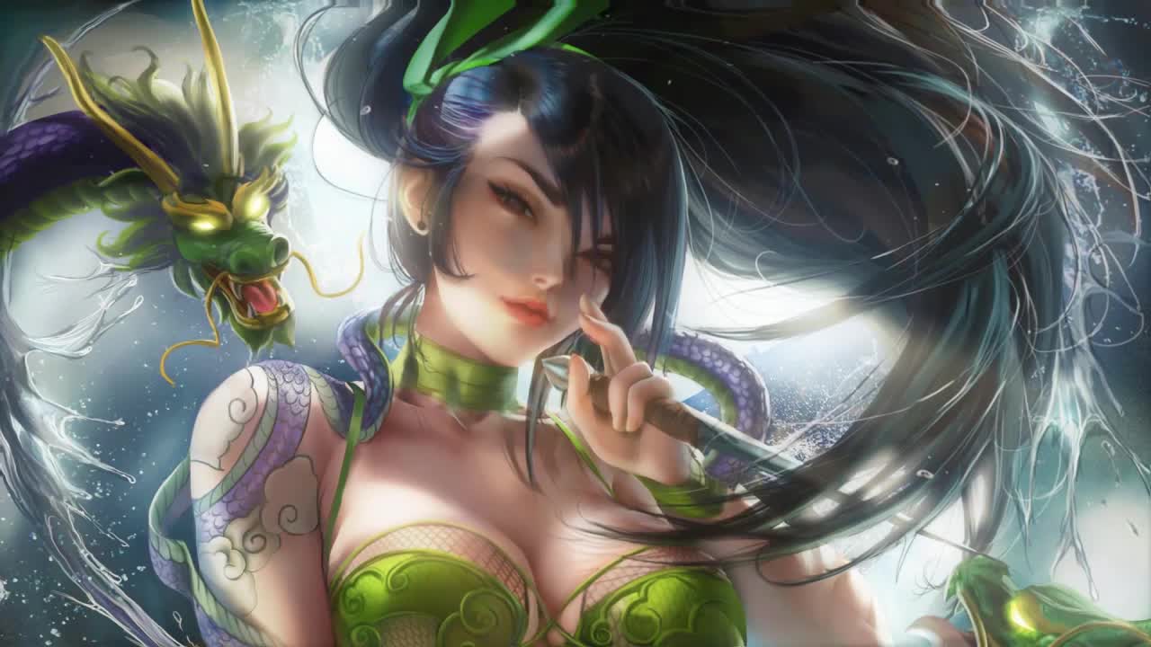 Akali Dragon League Of Legends HD Live Wallpaper For PC