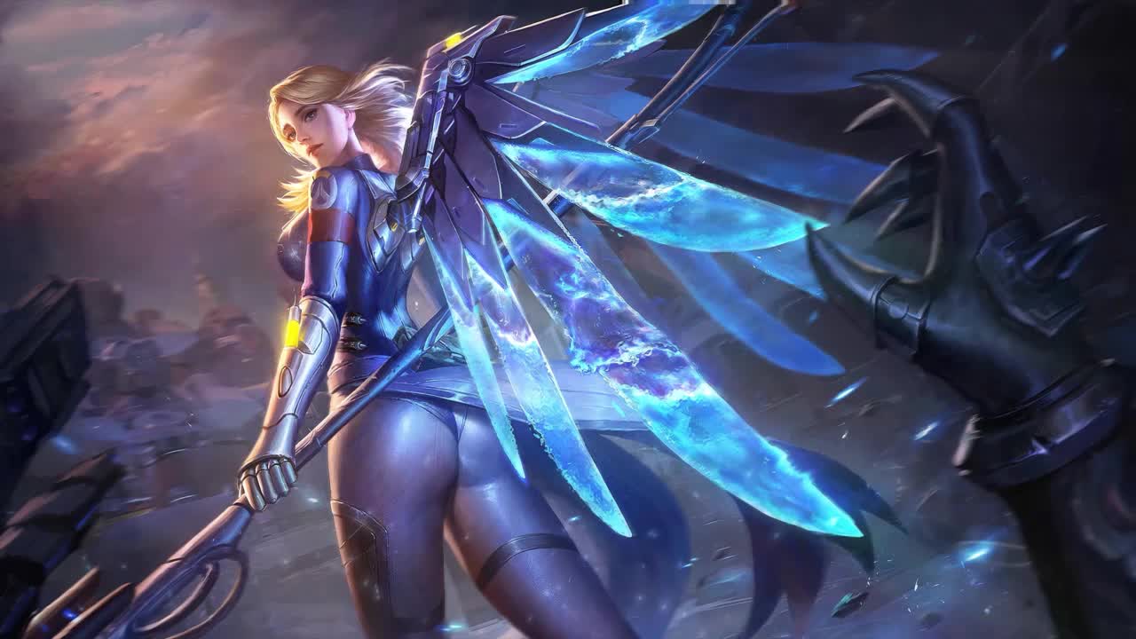Combat Medic Ziegler Mercy Overwatch HD Live Wallpaper For PC