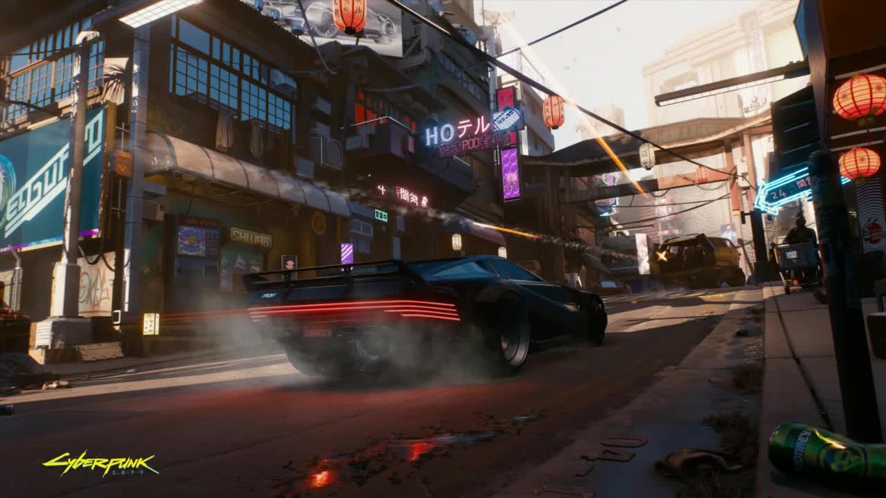Quadra V Tech Cyberpunk 2077 HD Live Wallpaper For PC