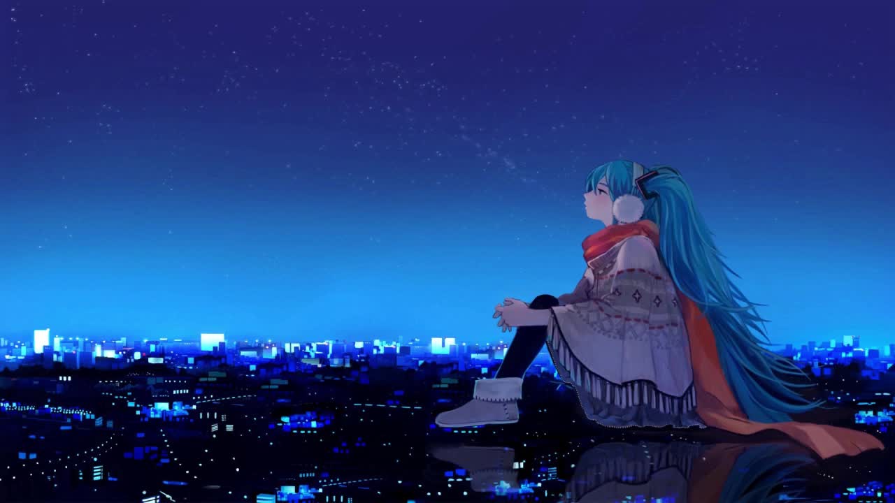 Hatsune Miku Sky HD Live Wallpaper For PC