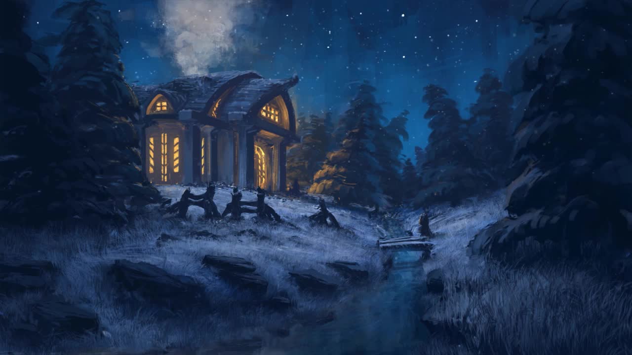 Winter Night HD Live Wallpaper For PC
