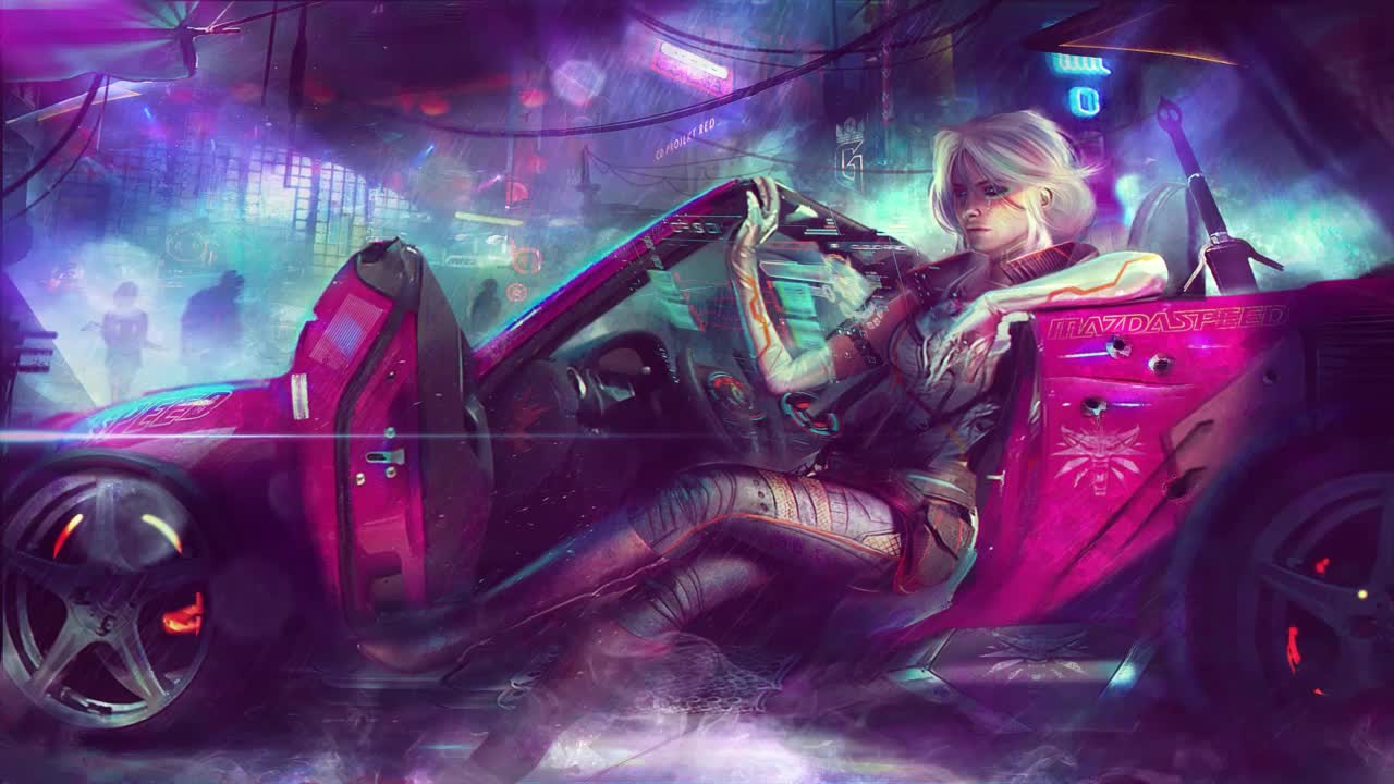 Ciri Cyberpunk 2077 HD Live Wallpaper For PC