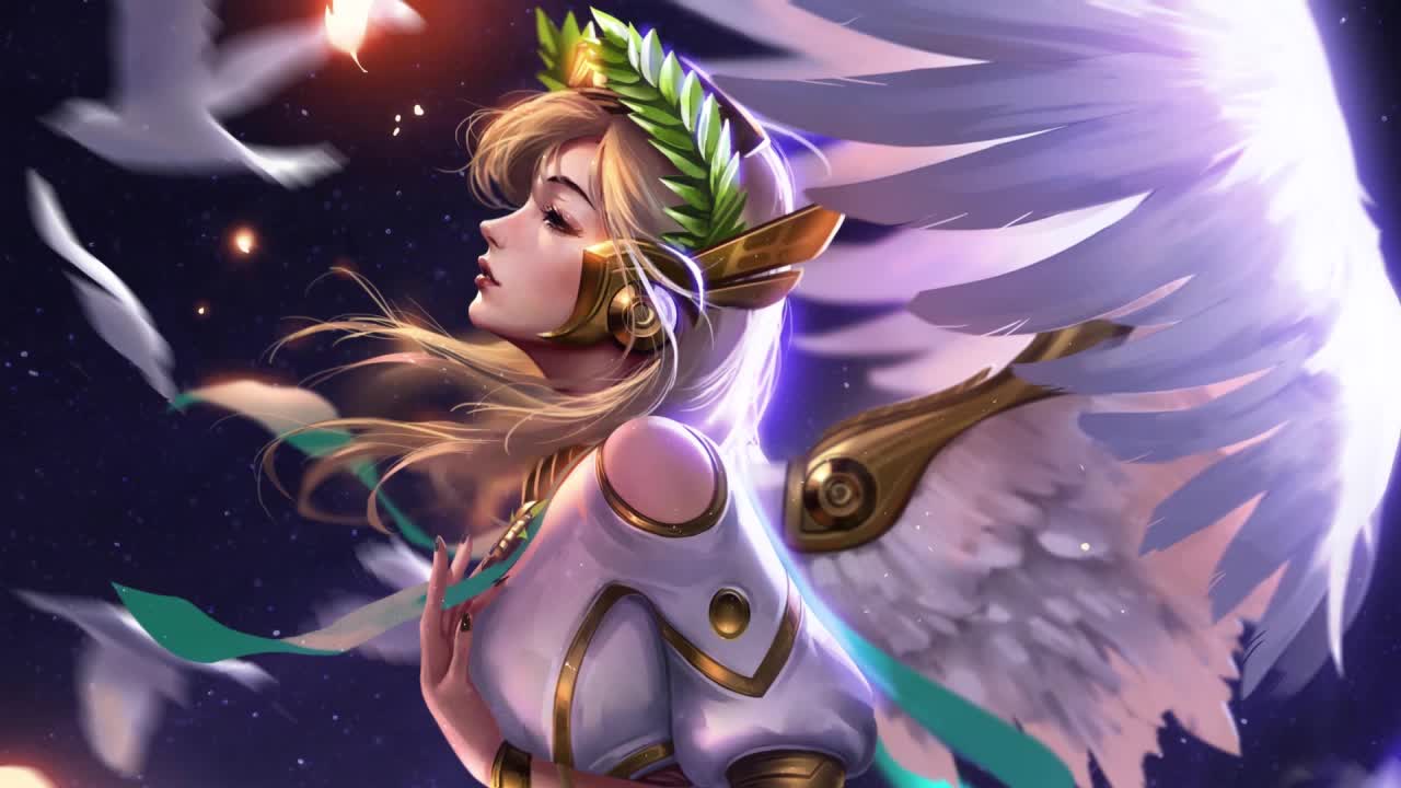 Mercy Winged Victory Overwatch HD Live Wallpaper For PC