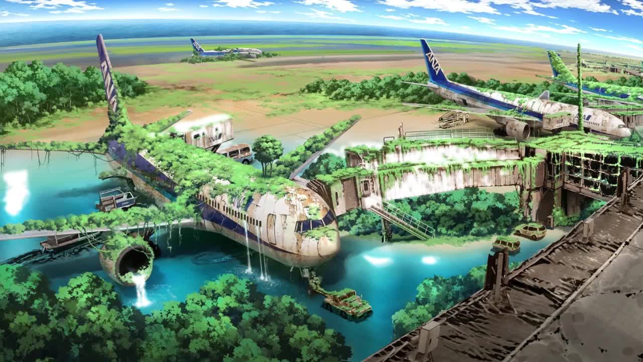 Abandoned Airport In Summer HD Live Wallpaper For PC