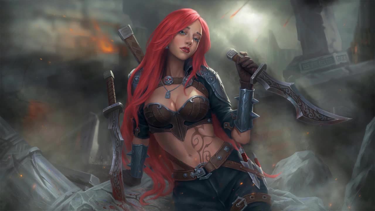 Katarina League Of Legends HD Live Wallpaper For PC