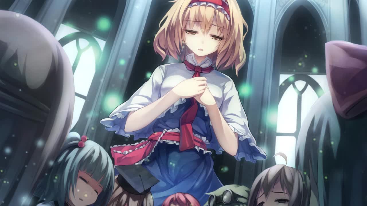 Alice Margatroid And Kids Touhou Project HD Live Wallpaper For PC