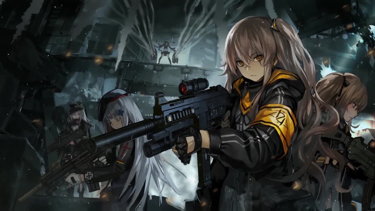 Squad 404 In A Operation Girls Frontline HD Live Wallpaper For PC