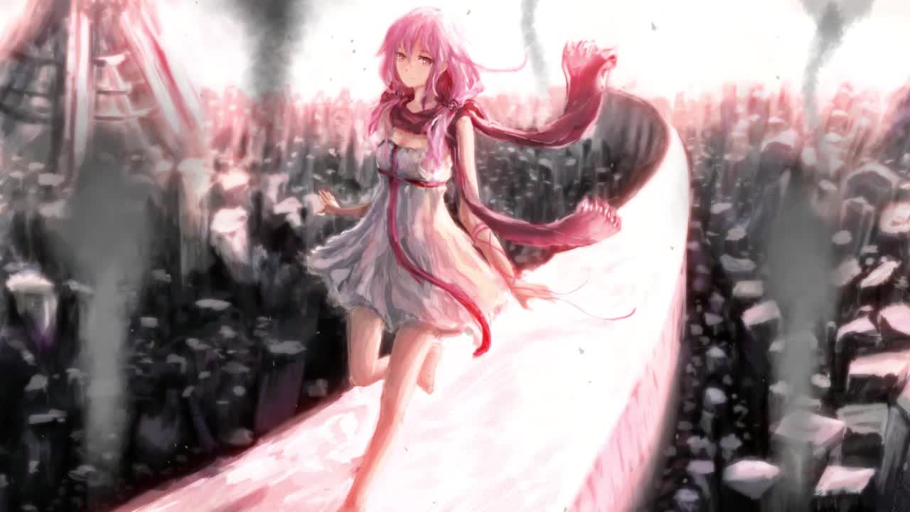 Inori Yuzuriha Walking Guilty Crown HD Live Wallpaper For PC