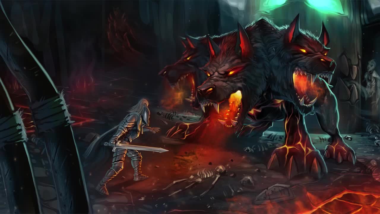 Fighting Cerberus Old School Runescape HD Live Wallpaper For PC