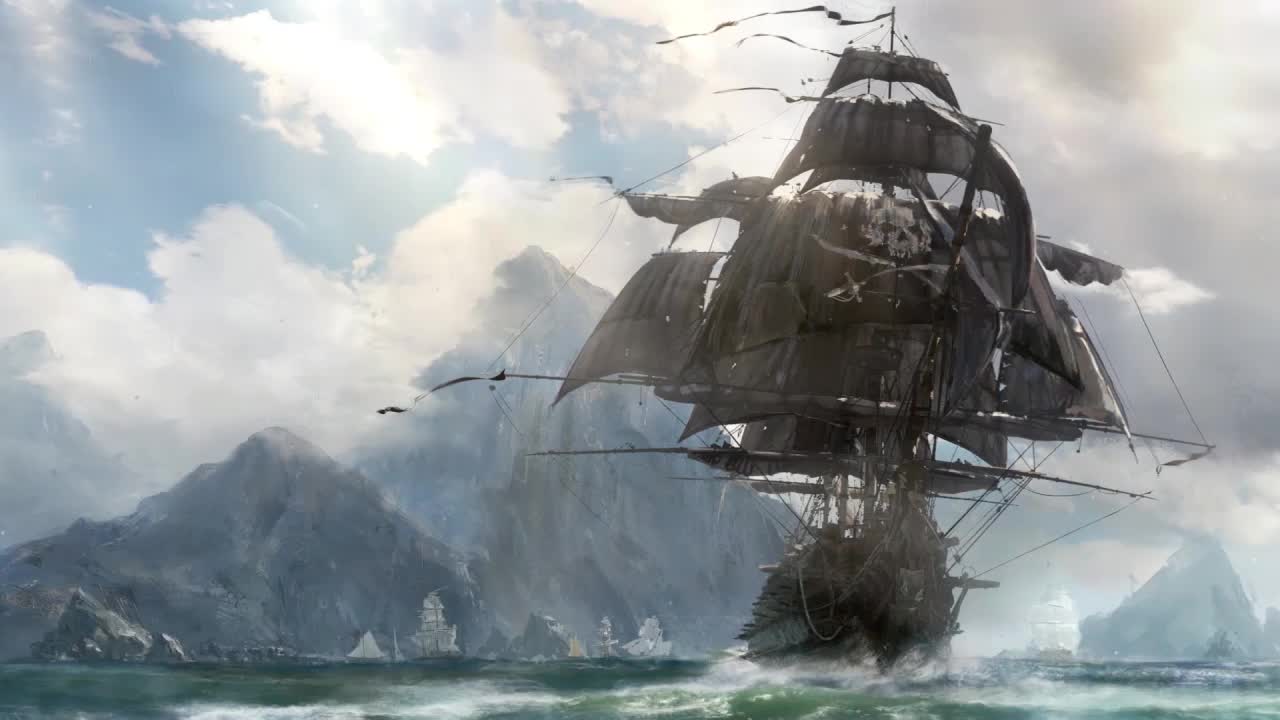 Pirate Ship HD Live Wallpaper For PC