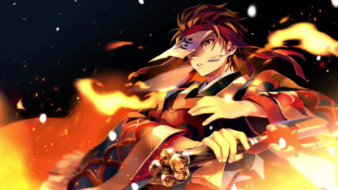 Tanjirou Kamado Dance Of The Fire God Kimetsu No Yaiba HD Live Wallpaper For PC
