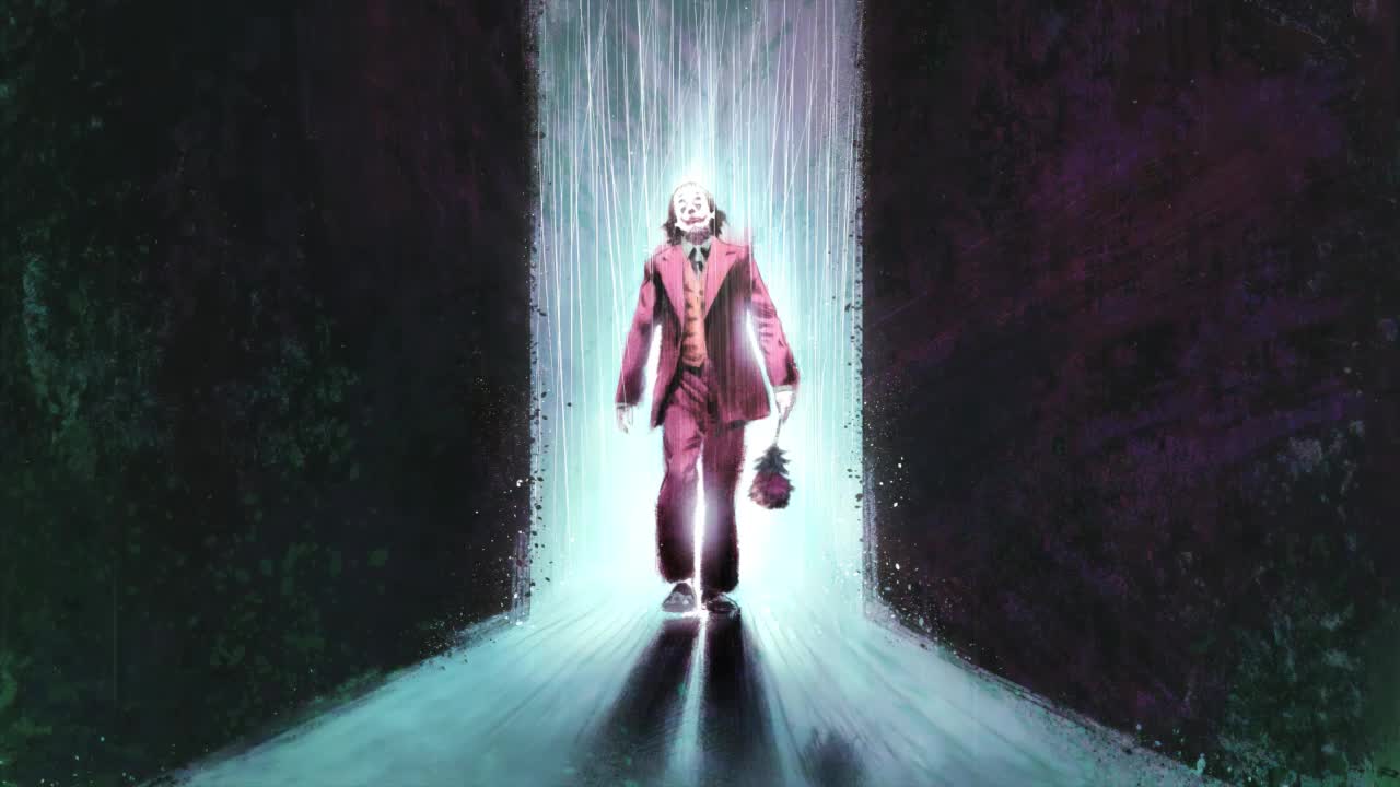 Joker Walking In The Rain HD Live Wallpaper For PC live wallpaper