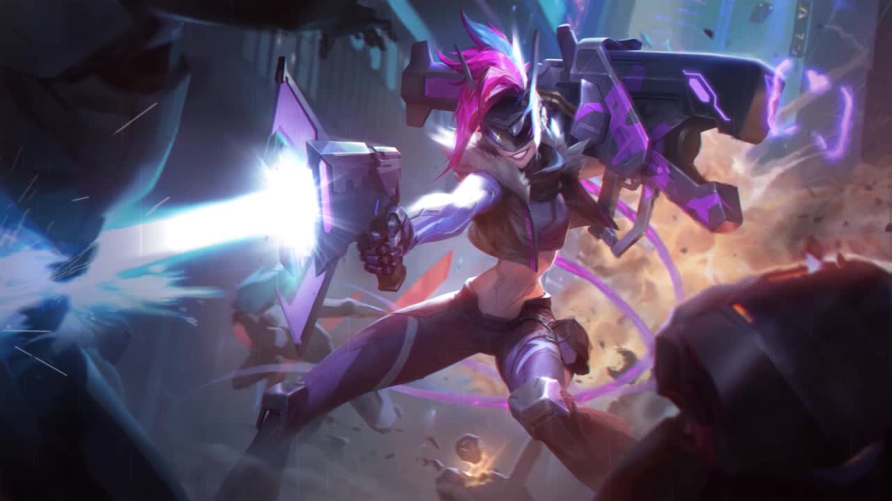 Project Jinx League Of Legends HD Live Wallpaper For PC