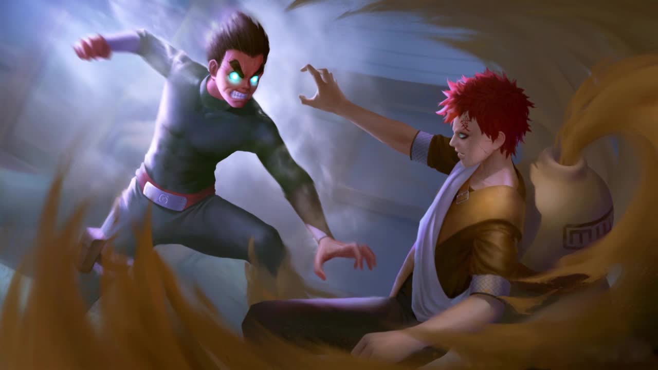 Gaara Vs Rock Lee Naruto Shippuden HD Live Wallpaper For PC