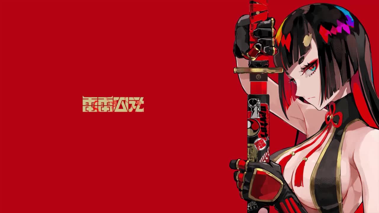 Samurai Anime Girl HD Live Wallpaper For PC