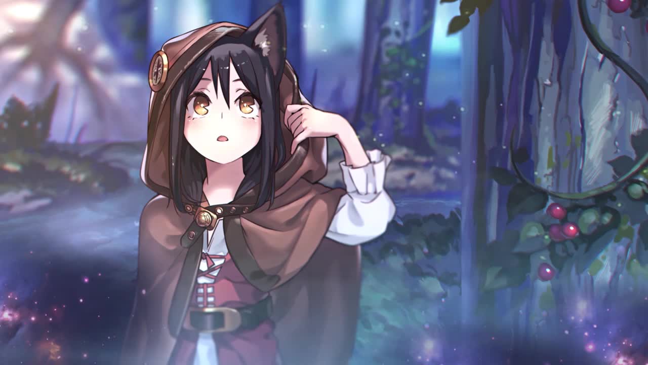 Loli Neko Girl In The Jungle HD Live Wallpaper For PC