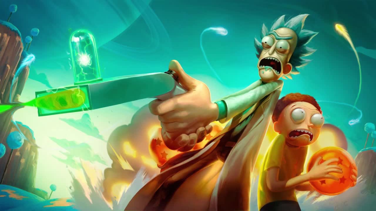 Rick And Morty X Dragon Ball HD Live Wallpaper For PC