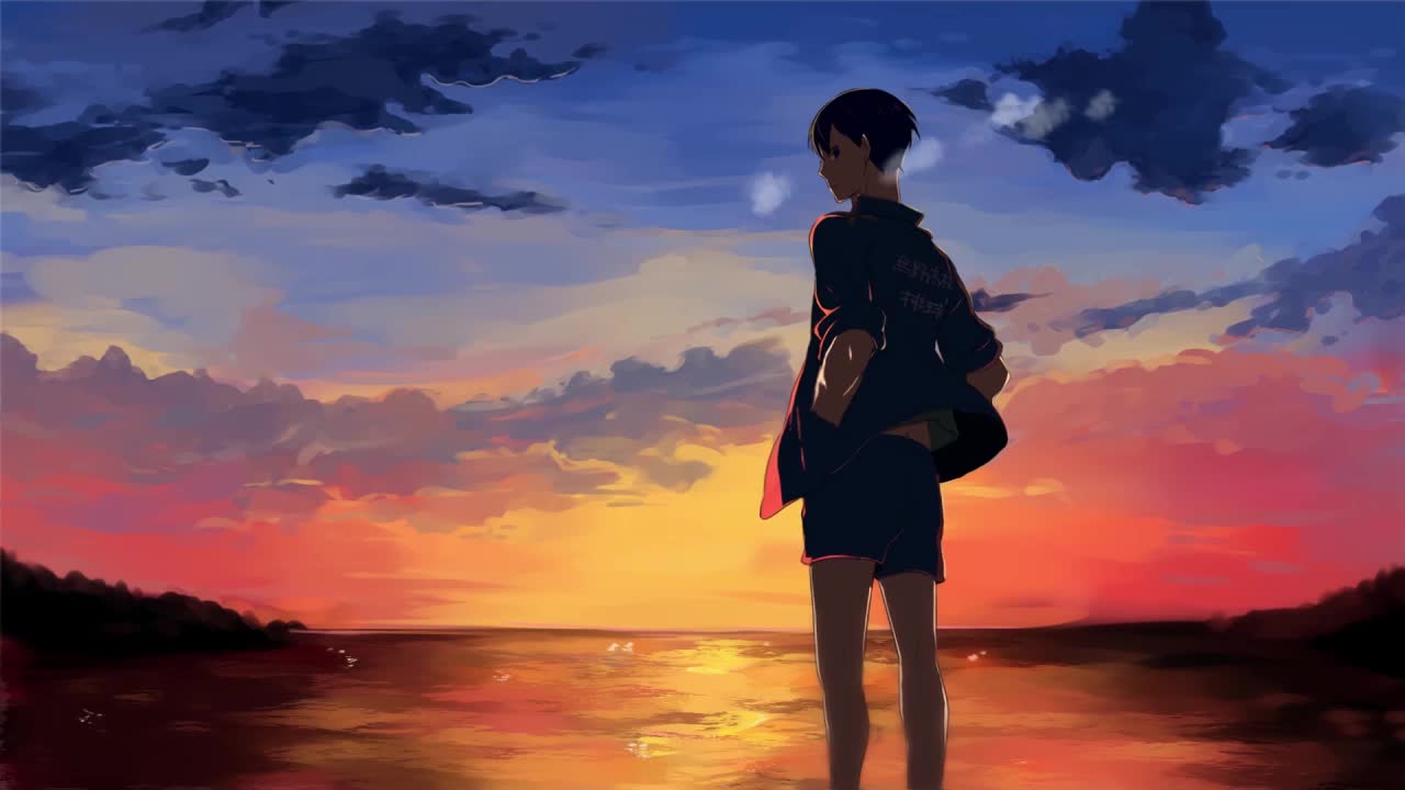 Kageyama Tobio On The Beach Haikyuu HD Live Wallpaper For PC