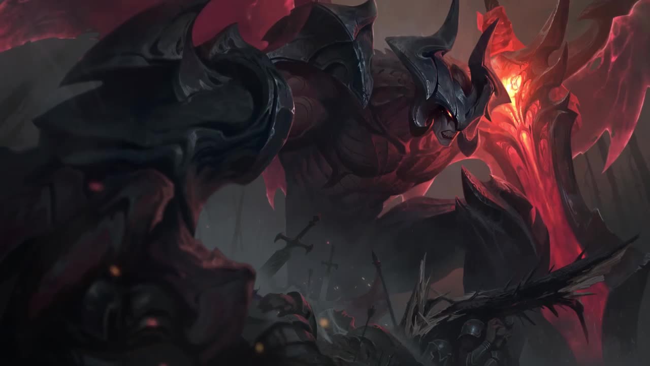 The Darkin Blade Aatrox League Of Legends HD Live Wallpaper For PC