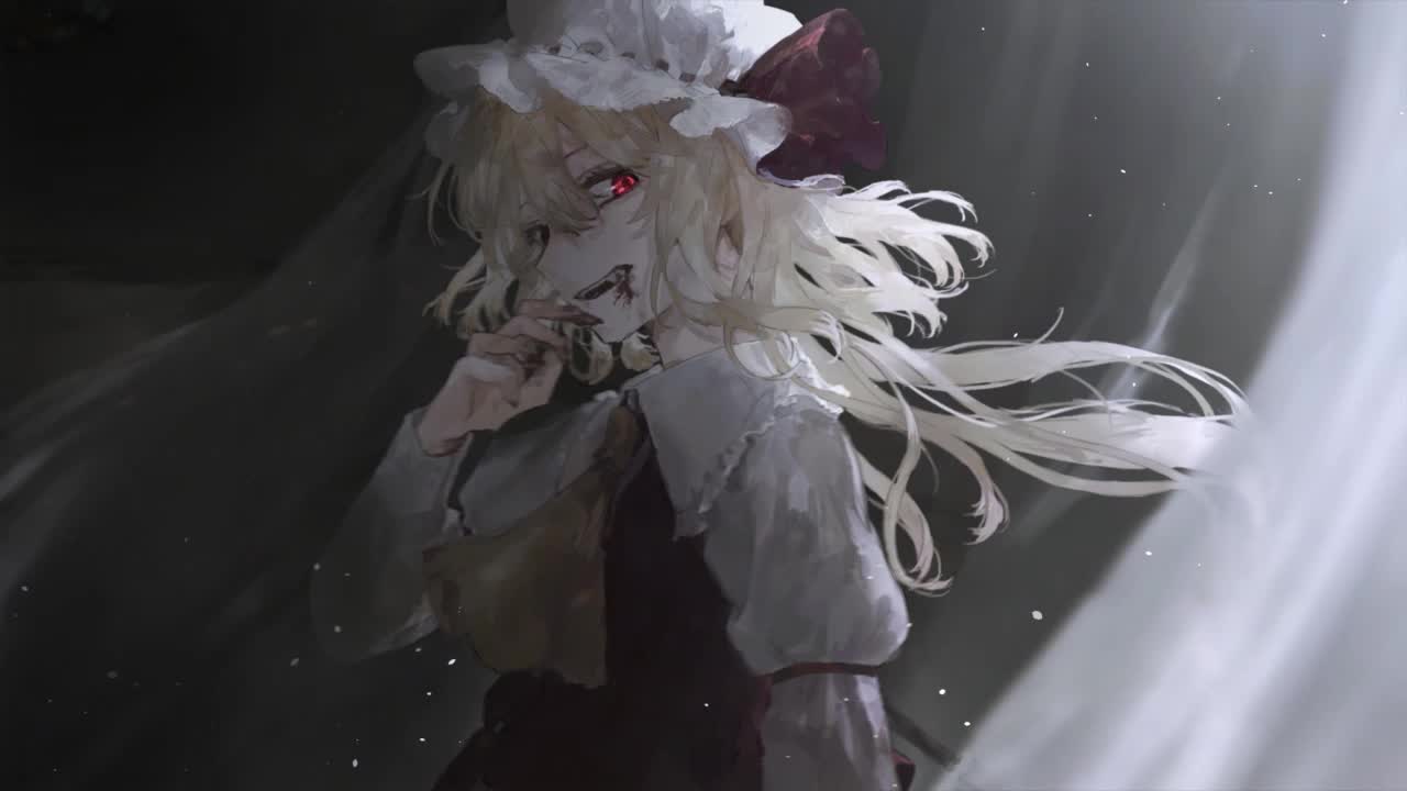 Flandre Scarlet Touhou Project HD Live Wallpaper For PC