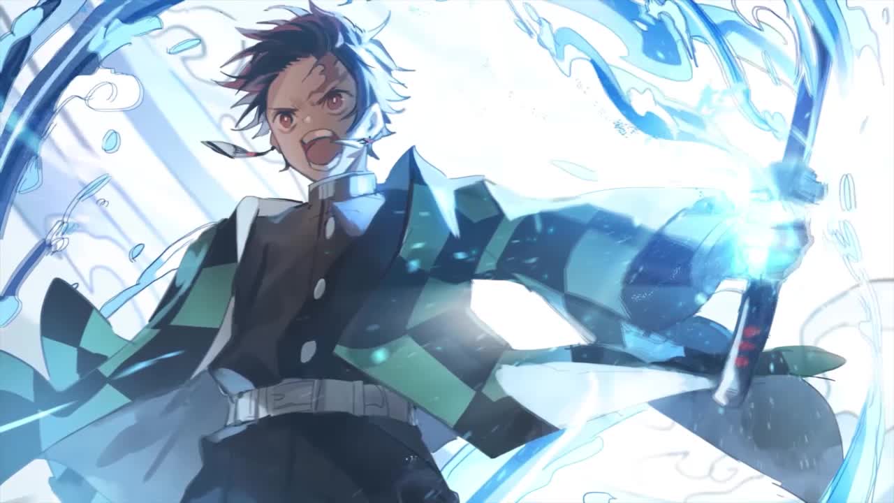 Kamado Tanjiro Holding A Katana Kimetsu No Yaiba HD Live Wallpaper For PC