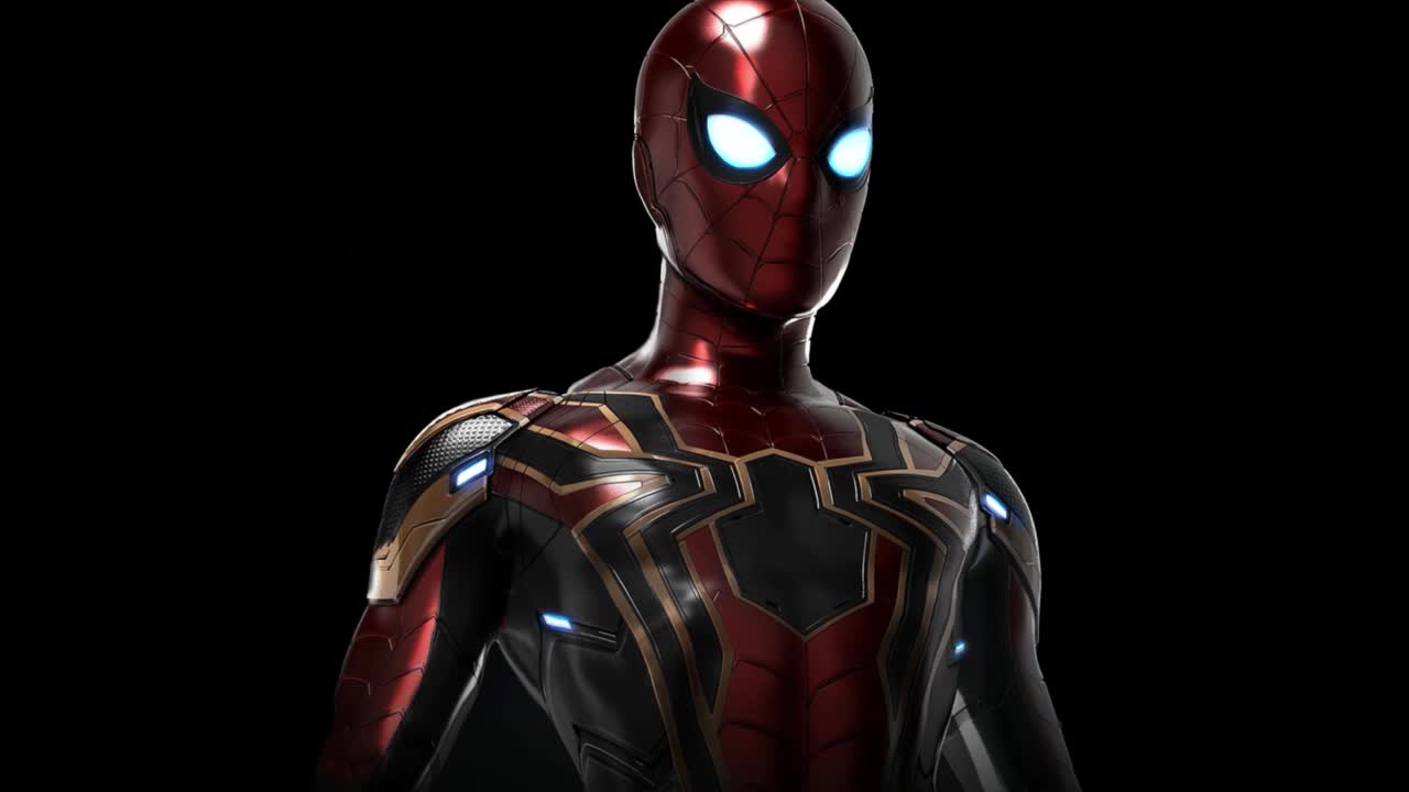 Spider Man Iron Spider Armor Avengers Infinity War HD Live Wallpaper For PC
