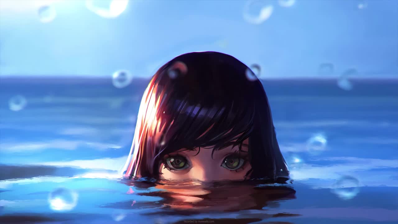Girl Underwater HD Live Wallpaper For PC