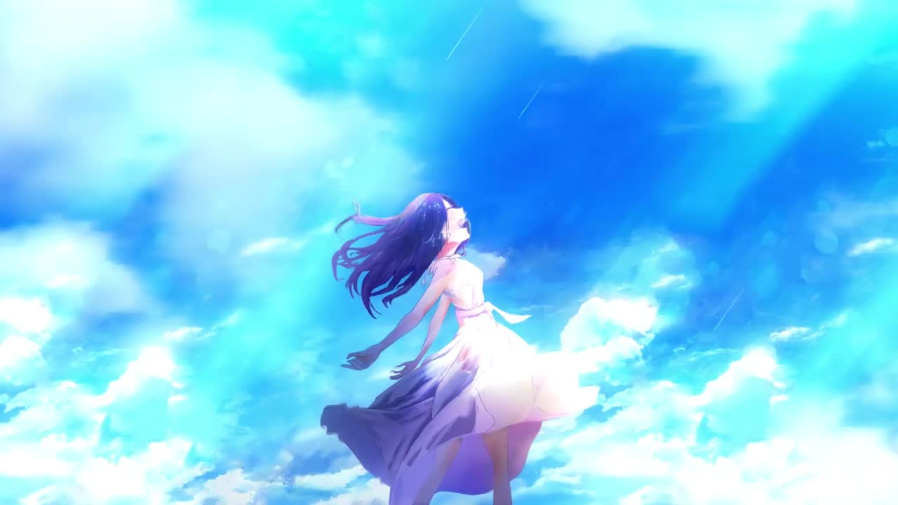 The Girl In The Sky HD Live Wallpaper For PC