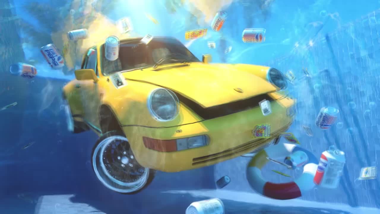 Swimming Pool Car HD Live Wallpaper For PC