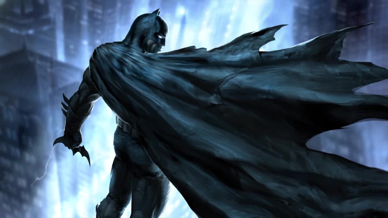 Batman Gotham City Rooftops HD Live Wallpaper For PC