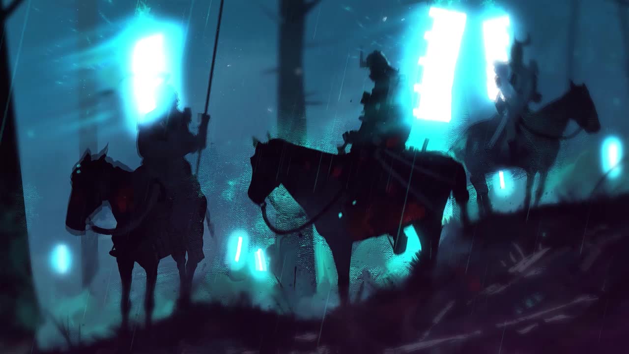 Blue Light In The Dark HD Live Wallpaper For PC