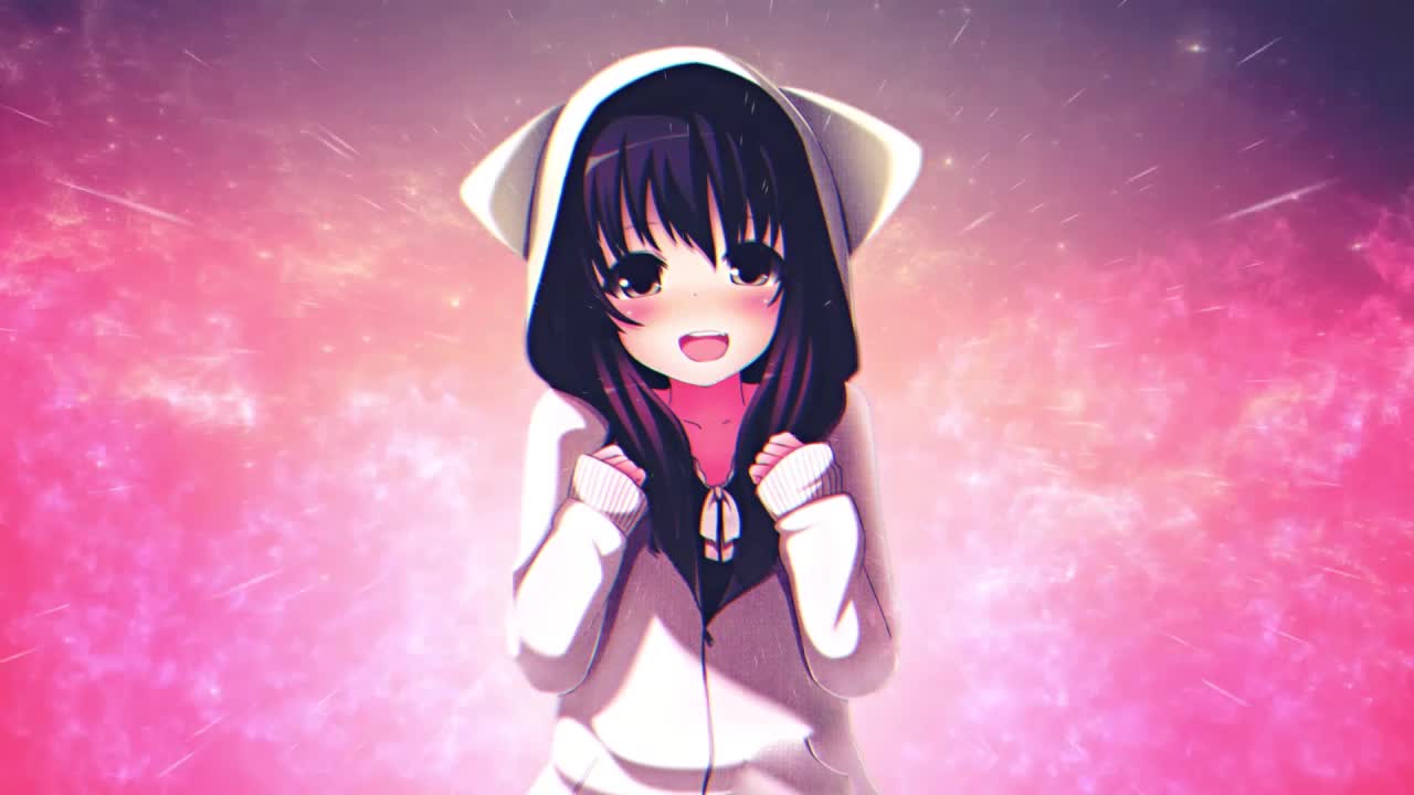 Happy Anime Girl HD Live Wallpaper For PC