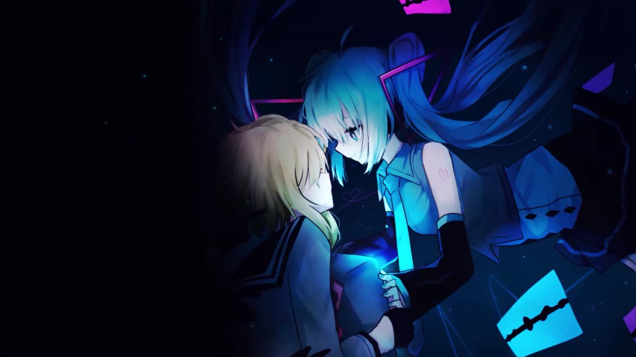 Gumi And Hatsune Miku Vocaloid HD Live Wallpaper For PC