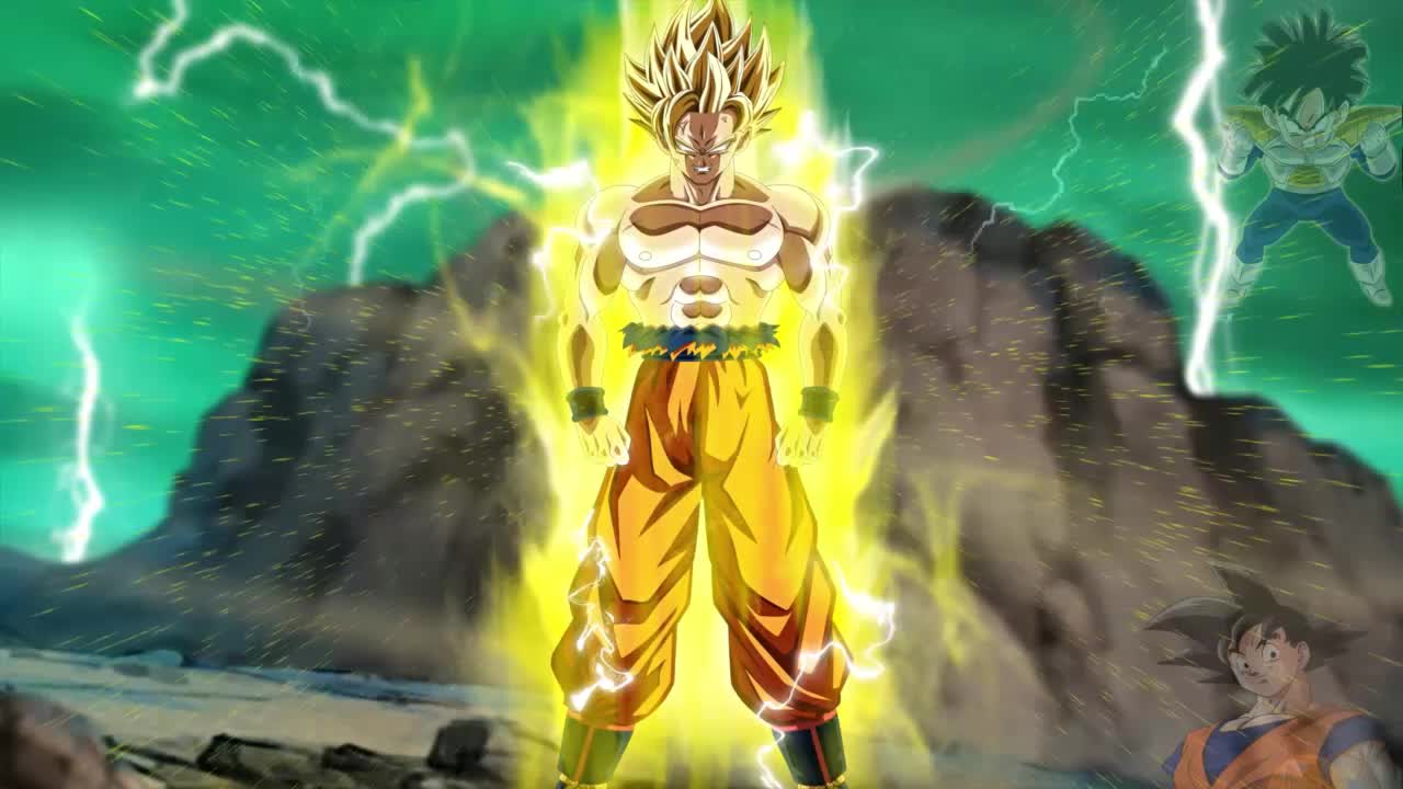 Son Goku Super Saiyan Dragon Ball Z 1 HD Live Wallpaper For PC