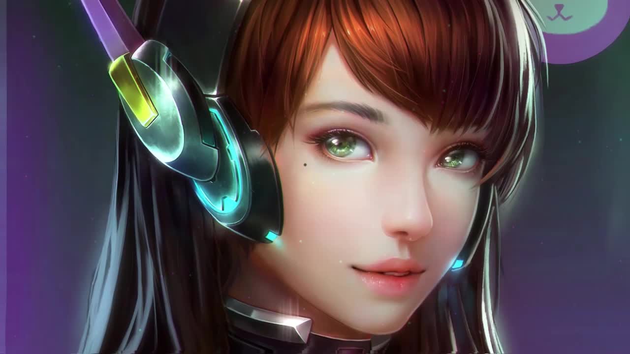 Dva Overwatch 1 HD Live Wallpaper For PC