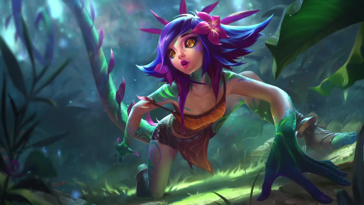 Neeko The Curious Chameleon League Of Legends HD Live Wallpaper For PC