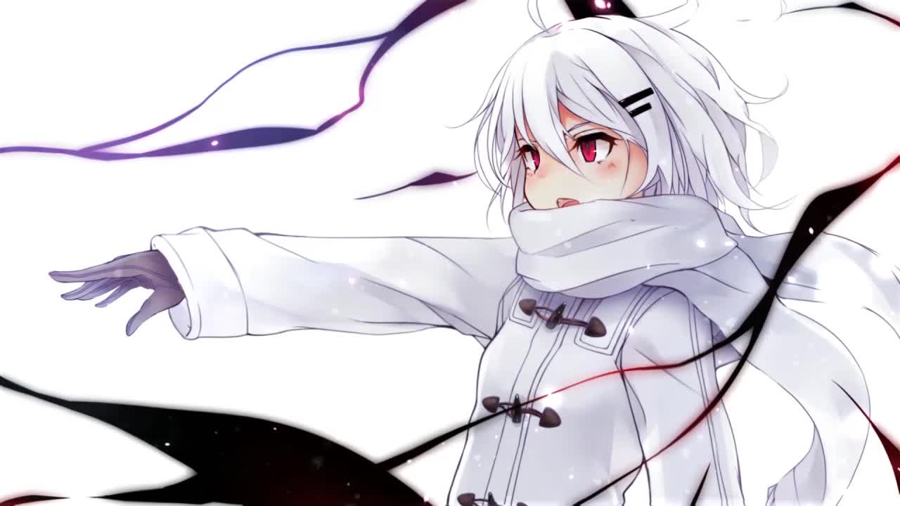 Anime Girl In Snowstorm HD Live Wallpaper For PC