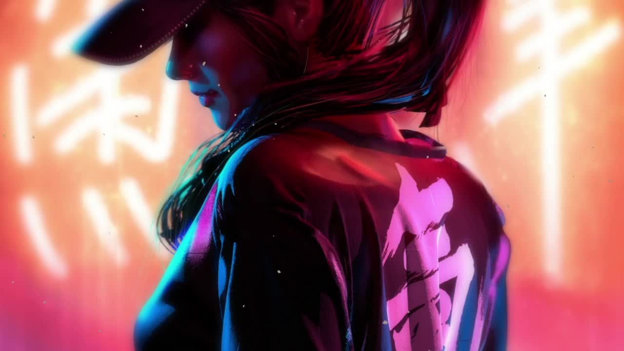 Girl Tokyo Night HD Live Wallpaper For PC