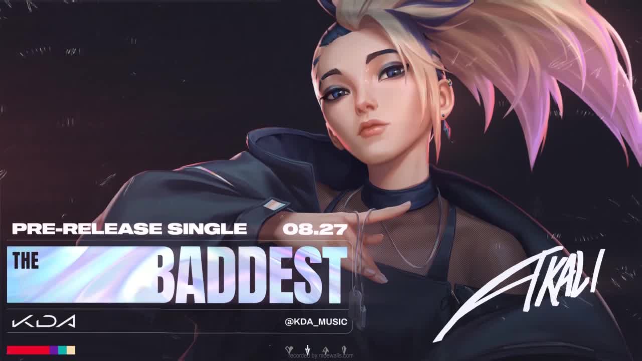 Kda All Out Akali League Of Legends HD Live Wallpaper For PC