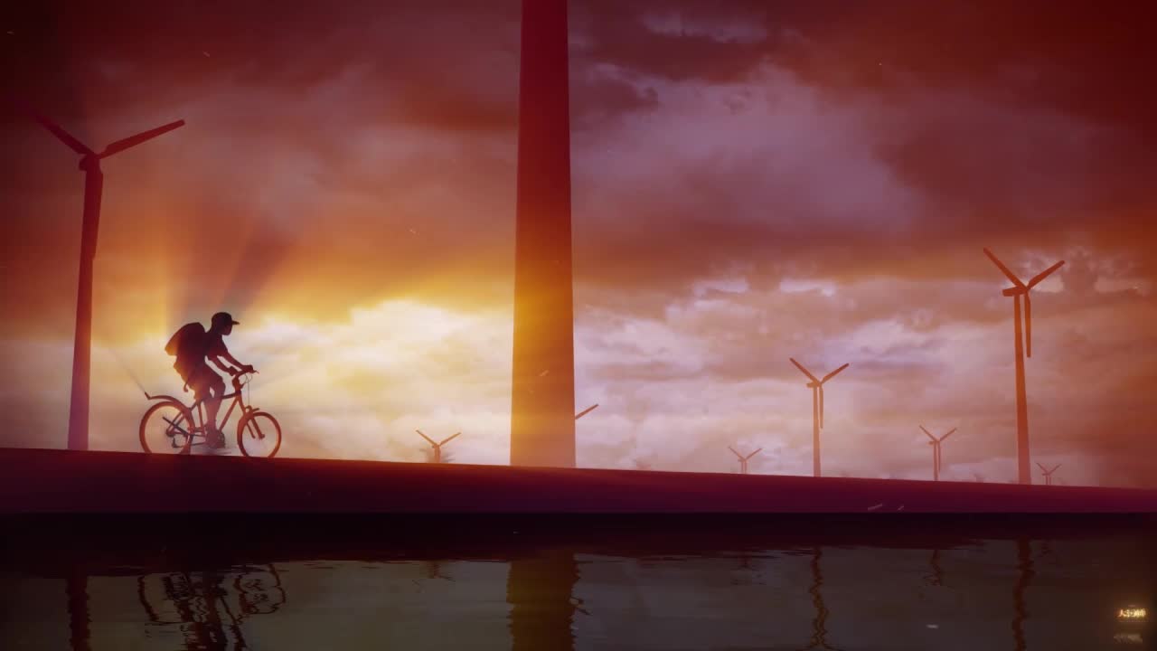 Anime Boy Riding A Bicycle Home HD Live Wallpaper For PC