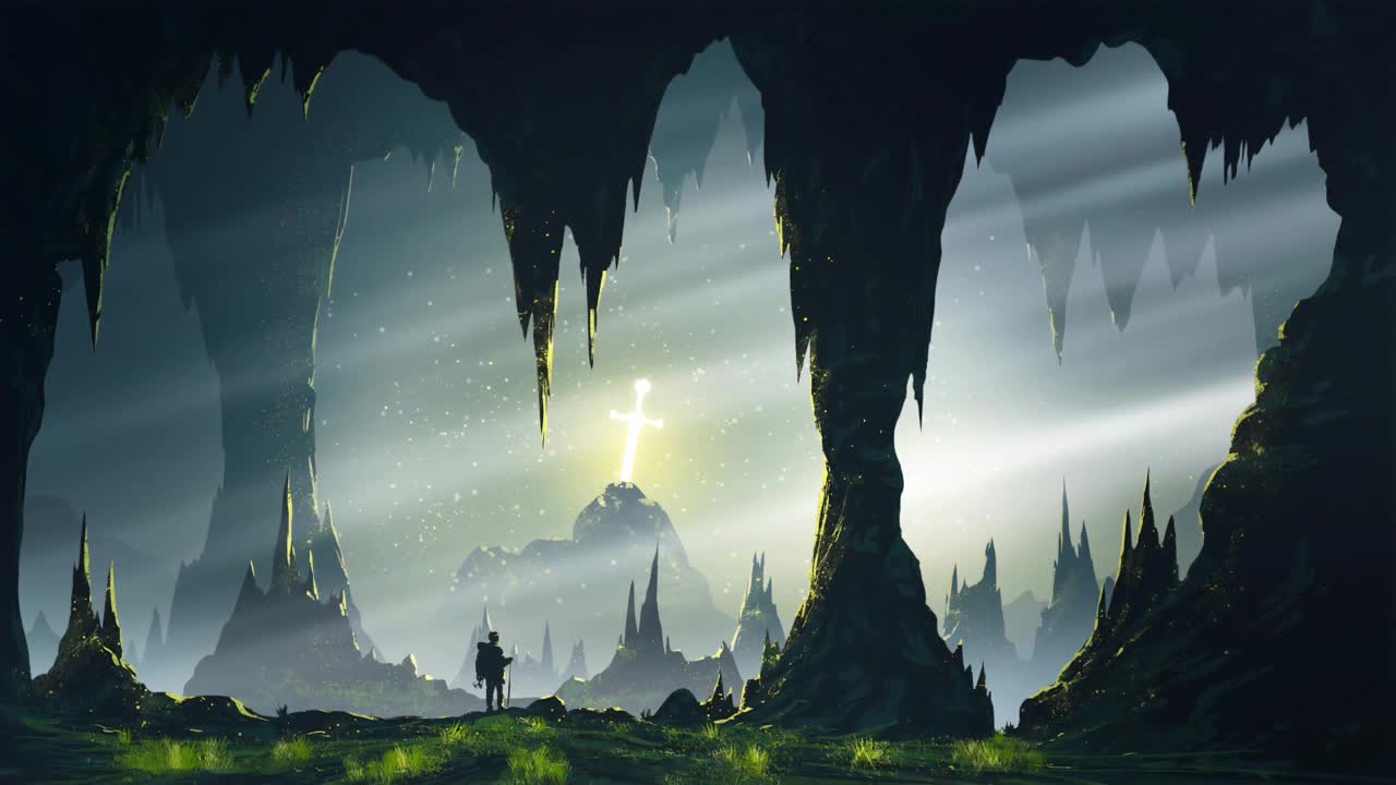Holy Sword In The Cave HD Live Wallpaper For PC