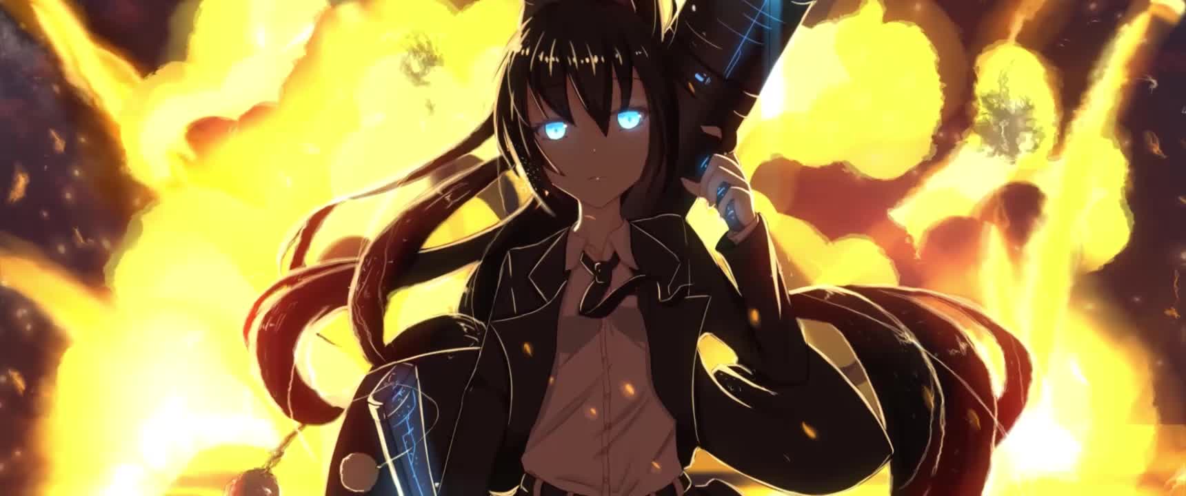 Anime Girl With Katana And Rocket Launcher HD Live Wallpaper For PC