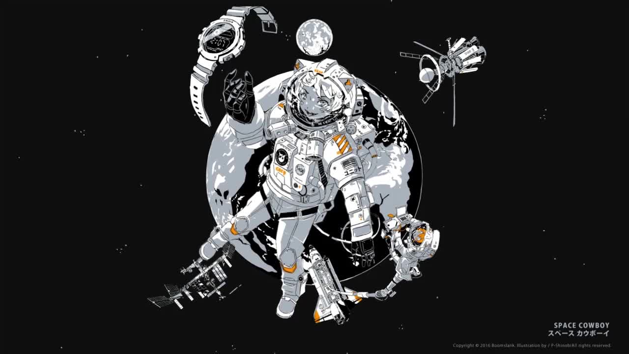 Space Cowboy HD Live Wallpaper For PC