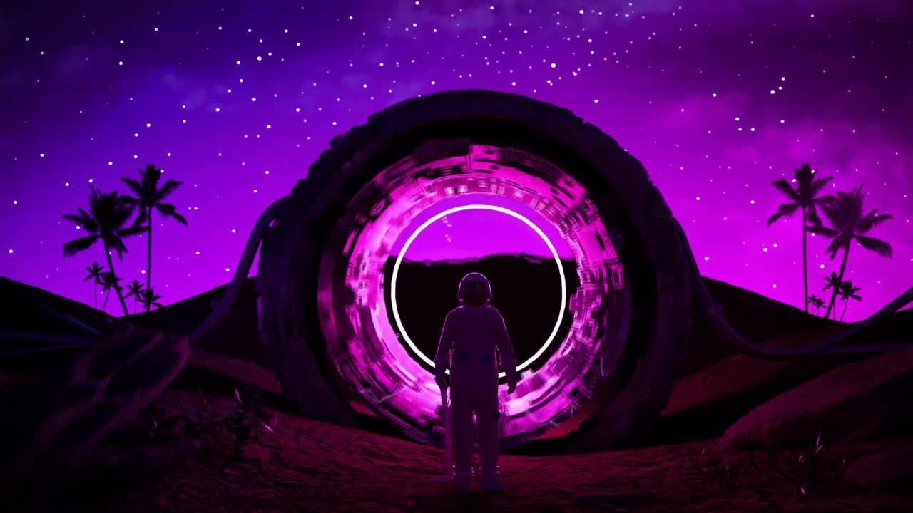 Space Portal HD Live Wallpaper For PC