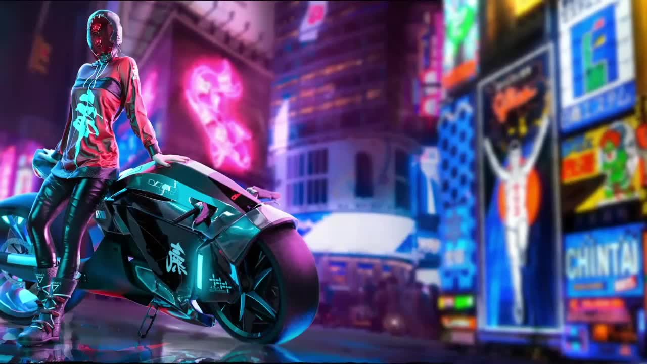 Neo Tokyo Cyberpunk HD Live Wallpaper For PC