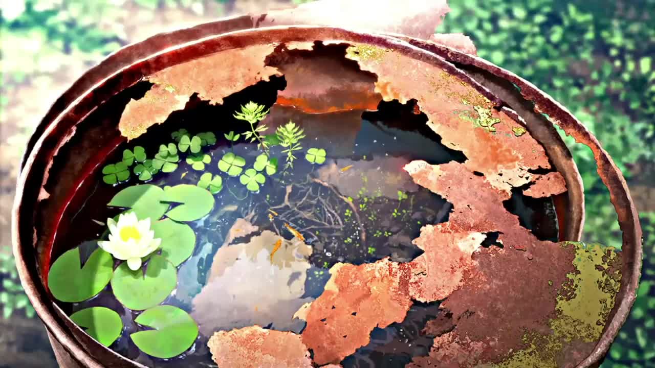 Drum Fish Pond HD Live Wallpaper For PC