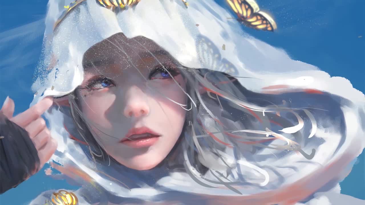 Ice Princess Ghostblade HD Live Wallpaper For PC