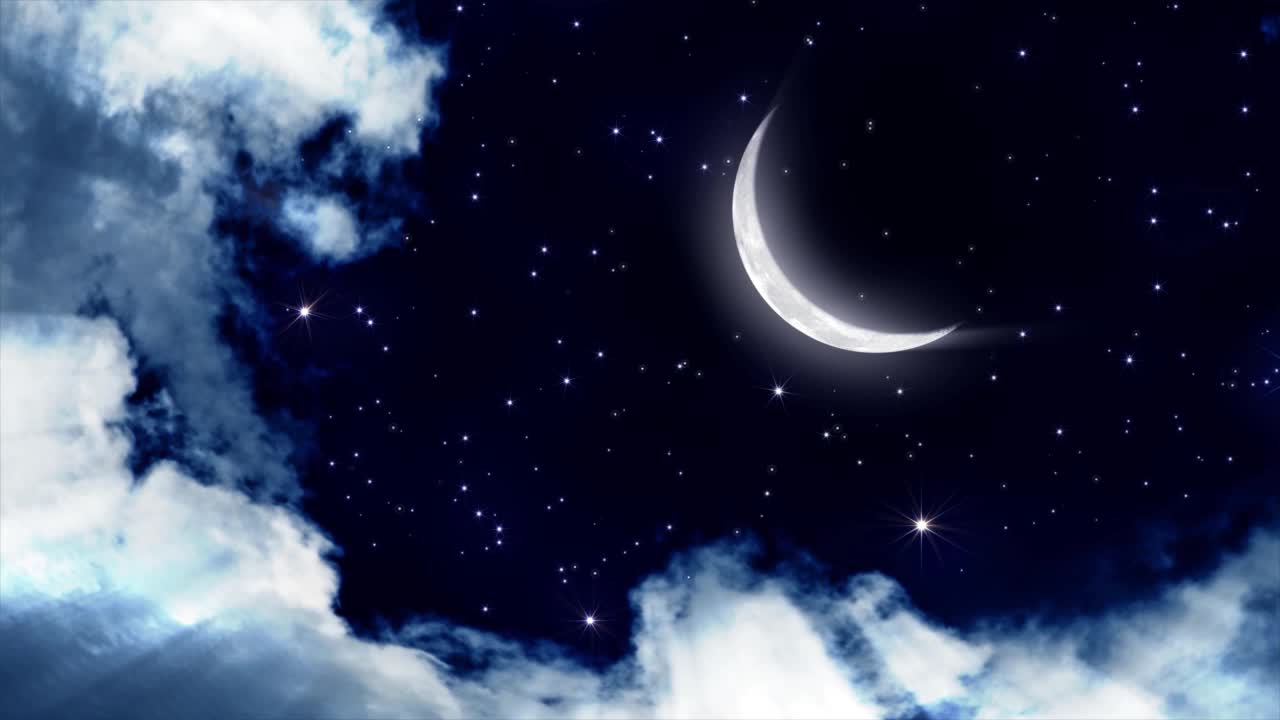Moon And Stars HD Live Wallpaper For PC
