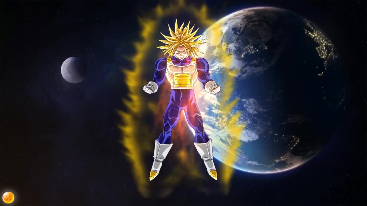 Trunks Power Up Dragon Ball Z HD Live Wallpaper For PC