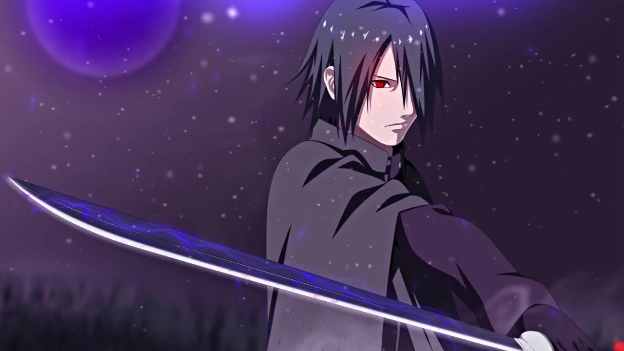 Uchiha Sasuke Lightning Blade Naruto Shippuden HD Live Wallpaper For PC